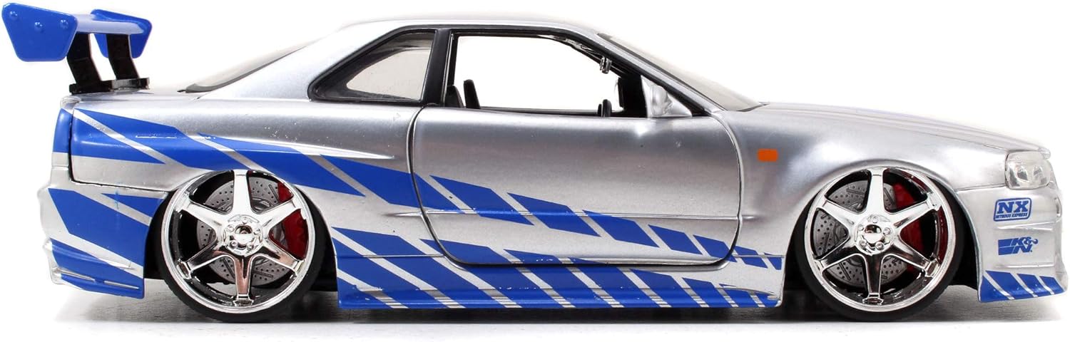 jada toys 1/24 FAST & FURIOUS minicar BRIAN'S NISSAN SKYLINE GT-R